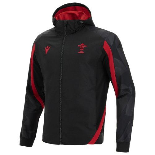 2021-2022 Wales Travel Full Zip Hooded Sweatshirt (Black)