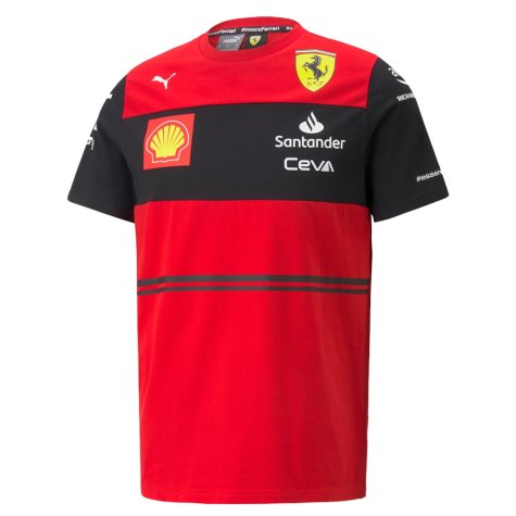 2022 Ferrari Team Tee (Red) - Kids