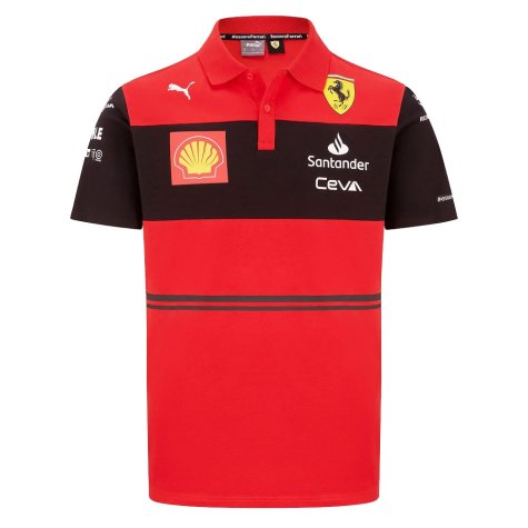 2022 Ferrari Team Polo Shirt (Red) - Kids