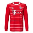 2022-2023 Bayern Munich Long Sleeve Home Shirt (Kids)