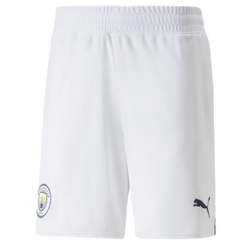 2022-2023 Man City Home Shorts (White)