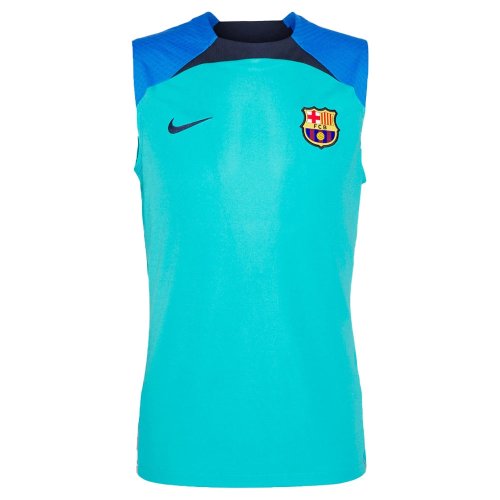 2022-2023 Barcelona Sleeveless Top (Aqua)