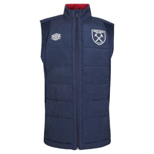 2022-2023 West Ham Gilet - Dark Navy