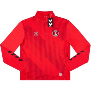 2021-2022 Charlton Half Zip Training Top (Red)