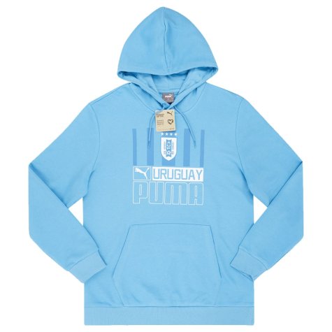 2022-2023 Uruguay FtblCore Hoody (Blue)