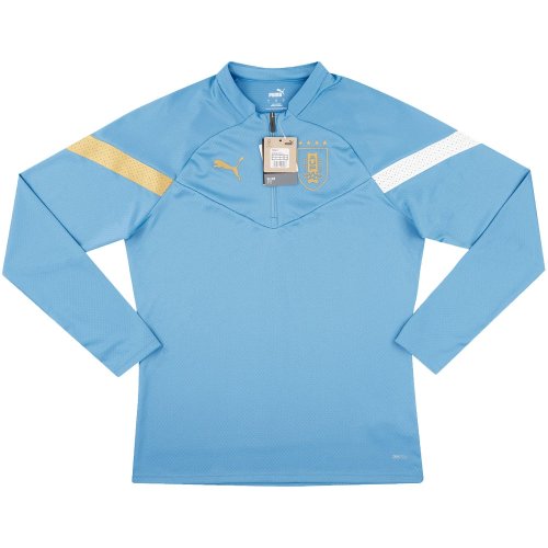 2022-2023 Uruguay Half Zip Training Top (Blue)