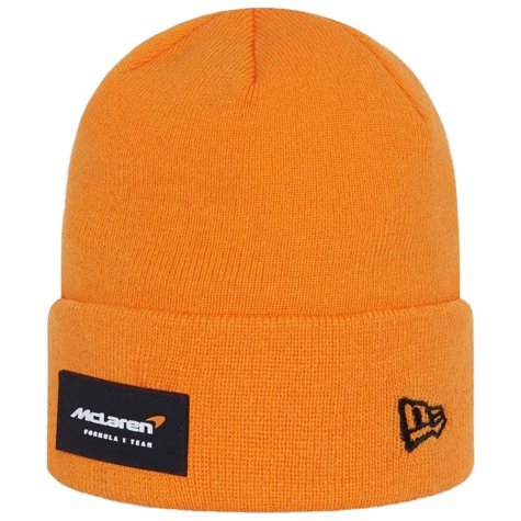 2022 McLaren New Era Essential Cuff Knit Beanie (Orange)