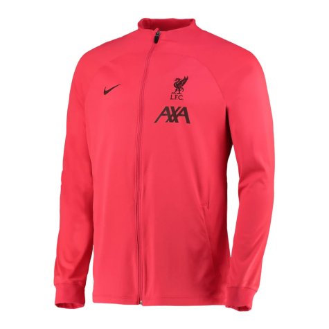 2022-2023 Liverpool Hooded Track Jacket (Red)