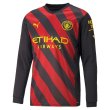 2022-2023 Man City Long Sleeve Away Shirt (Kids)