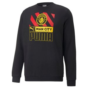 2022-2023 Man City FtblCore Crew Sweat (Black)