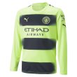 2022-2023 Man City Long Sleeve Third Shirt (Kids)