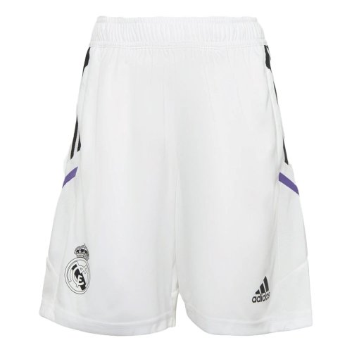 2022-2023 Real Madrid Training Shorts (White) - Kids