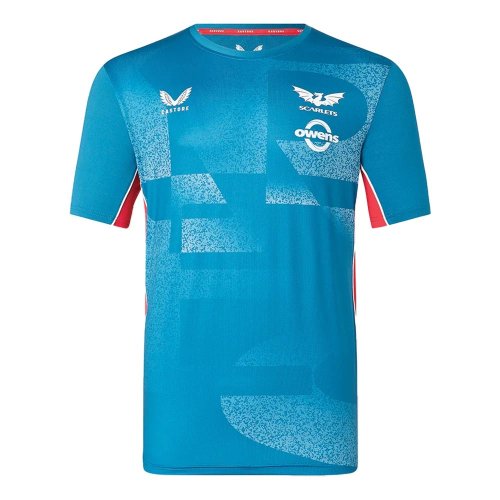 2022-2023 Scarlets Training Tee (Blue)