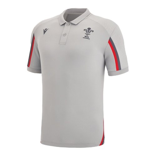 2022-2023 Wales Travel Polo Shirt (Grey)