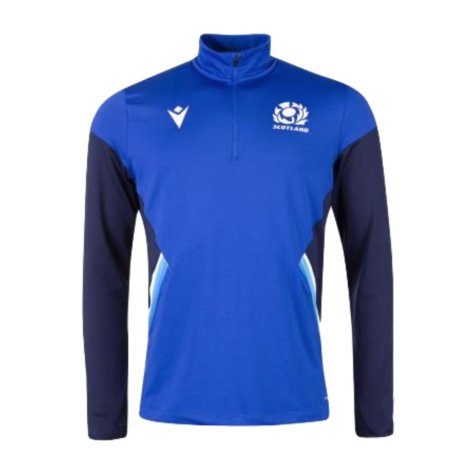 2022-2023 Scotland Travel Half Zip Softshell Top (Royal)