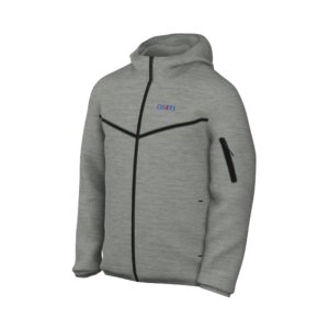 2022-2023 Barcelona Tech Fleece Hoodie (Grey)