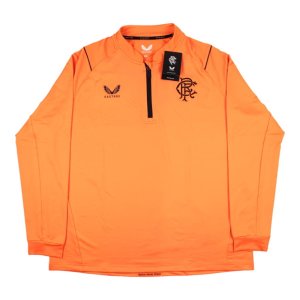 2022-2023 Rangers Quarter Zip midlayer (Orange)