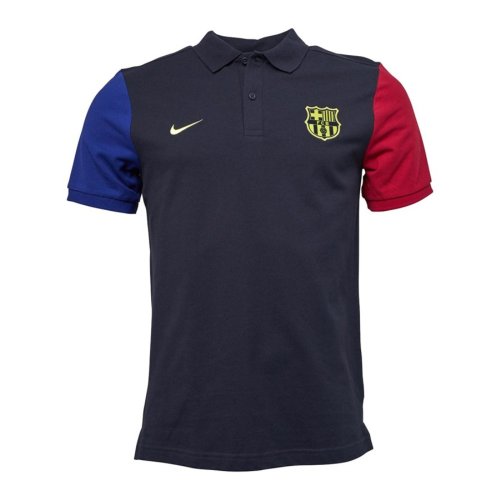 2019-2020 Barcelona Core Polo Shirt (Dark Obsidian)