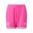 2022-2023 Rangers Away Goalkeeper Shorts Pink (Kids)