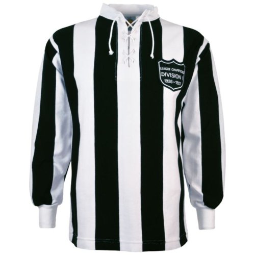 Newcastle United 1927 League Champions Retro Shirt