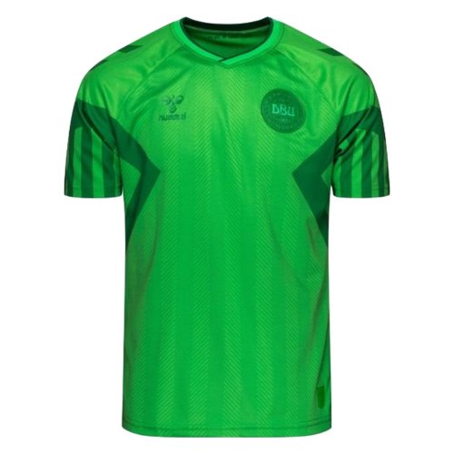 2022-2023 Denmark Home Goalkeeper Jersey (Green)