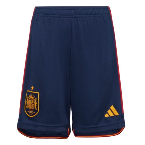 2022-2023 Spain Home Shorts (Navy) - Kids