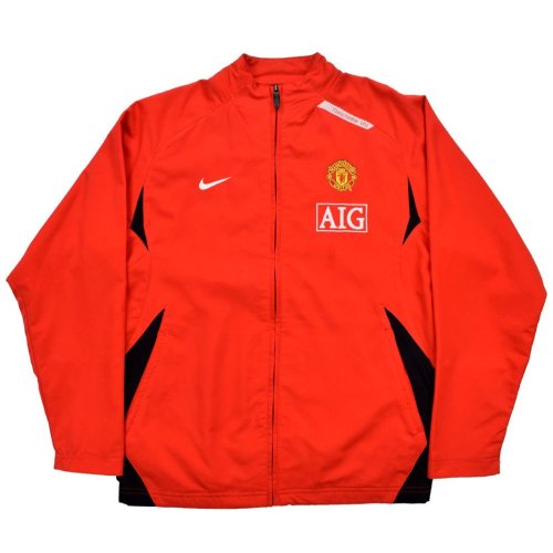 2007-2008 Man Utd Walkout Jacket (red)