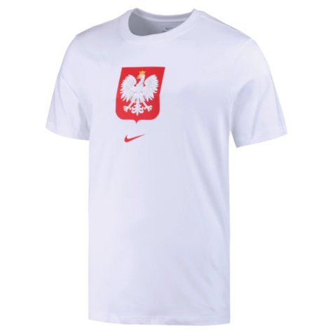 2022-2023 Poland Football Crest Tee (White)