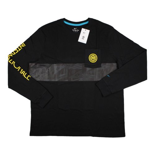 2022-2023 Inter Milan LS Ignite Tee (Black)