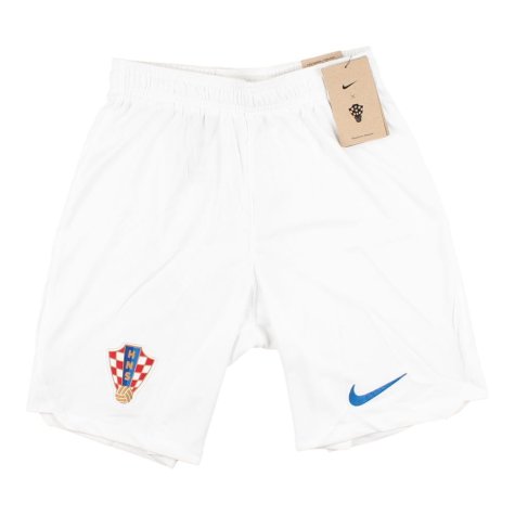 2022-2023 Croatia Home Shorts (White)