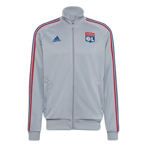 2022-2023 Olympique Lyon DNA Track Top (Halo Silver)