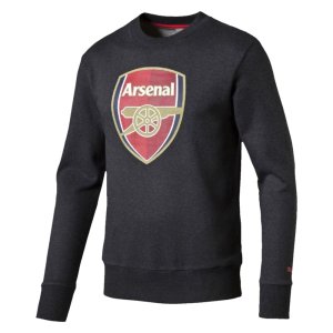 2015-2016 Arsenal Fan Sweat (Dark Grey) - Kids