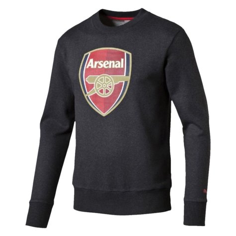 2015-2016 Arsenal Fan Sweat (Dark Grey) - Kids