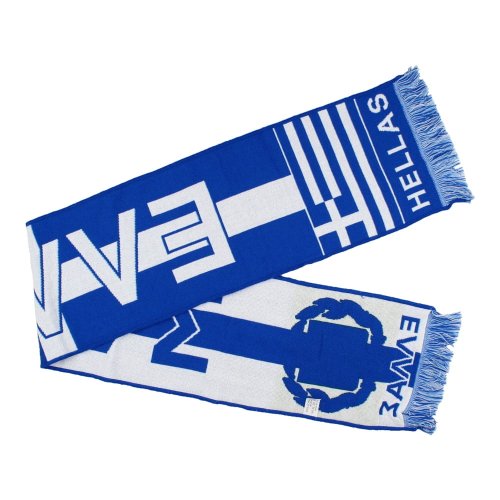 Greece Acrylic Football Scarf