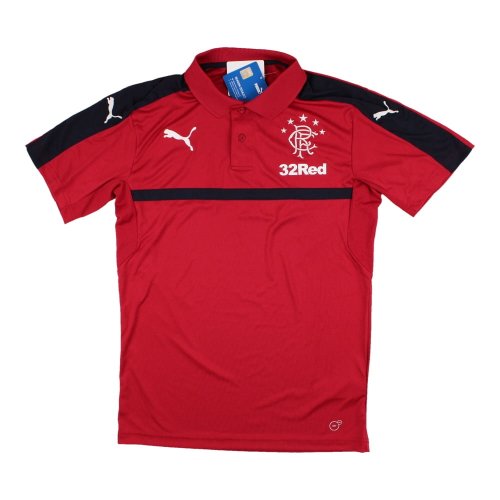 2016-2017 Rangers Leisure Polo Shirt (Chilli Pepper)