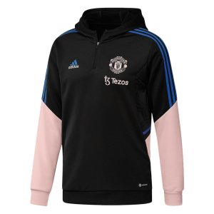 2022-2023 Man Utd Condivo 22 Hooded Track Top (Black)