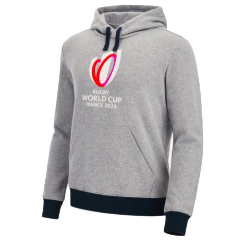 Macron RWC 2023 Rugby World Cup Overhead Hoodie (Grey)