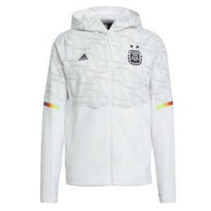 2022-2023 Argentina Game Day Full Zip Travel Hoodie (White)