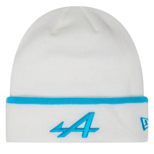 2023 Alpine Team Stripe Cuff Beanie (White)