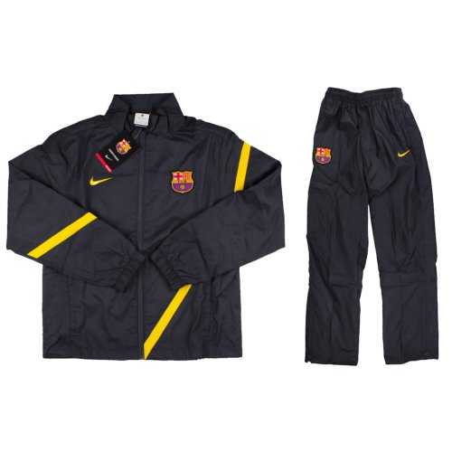 2011-2012 Barcelona Sideline Tracksuit (Navy) - Kids