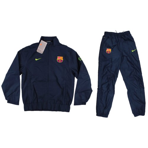 2009-2010 Barcelona Tracksuit (Obsidian) - Navy