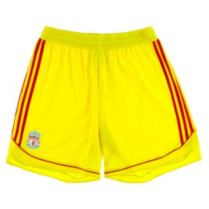 2006-2007 Liverpool Away Shorts (Yellow) - Kids