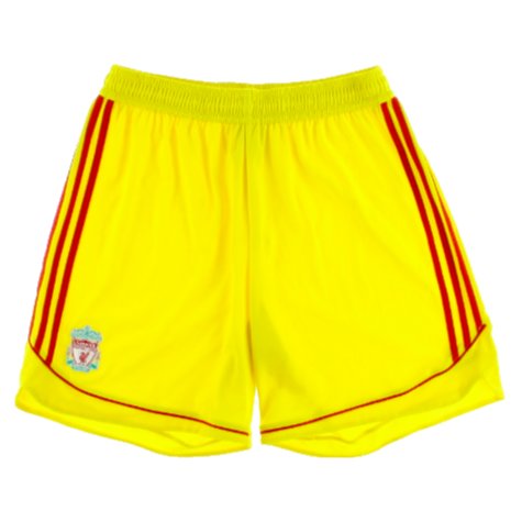 2006-2007 Liverpool Away Shorts (Yellow) - Kids