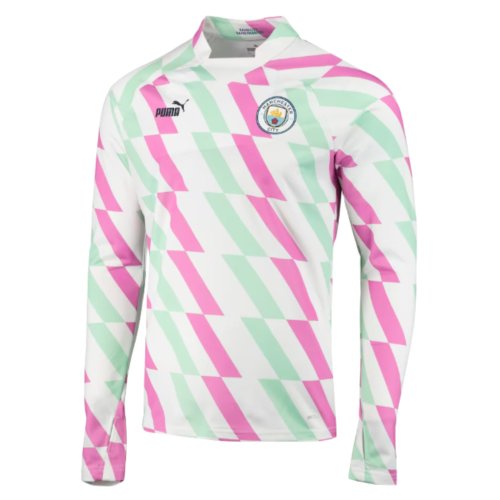 2022-2023 Man City Pre-Match Sweatshirt (White)