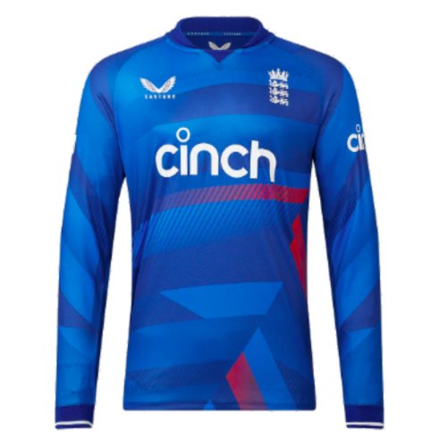 2023 England Cricket ODI Replica Long Sleeve Jersey