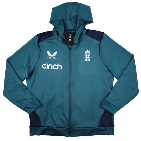 2023 England Cricket Training Zip Through Hoody (Deep Dive)