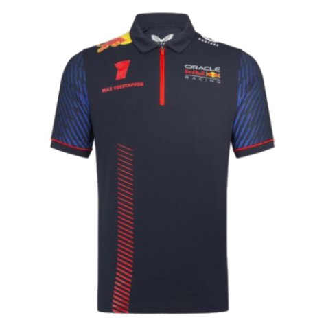 2023 Red Bull Racing Max Verstappen Team Polo Shirt (Night Sky)