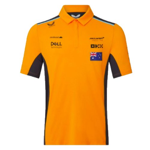 2023 McLaren Replica Polo Shirt Oscar Piastri (Papaya)