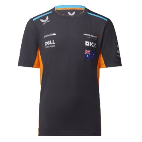 2023 McLaren Oscar Piastri Set Up T-Shirt - Kids (Autumn Glory)