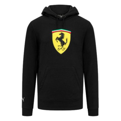 2023 Ferrari Fanwear Big Shield Hoodie (Black)